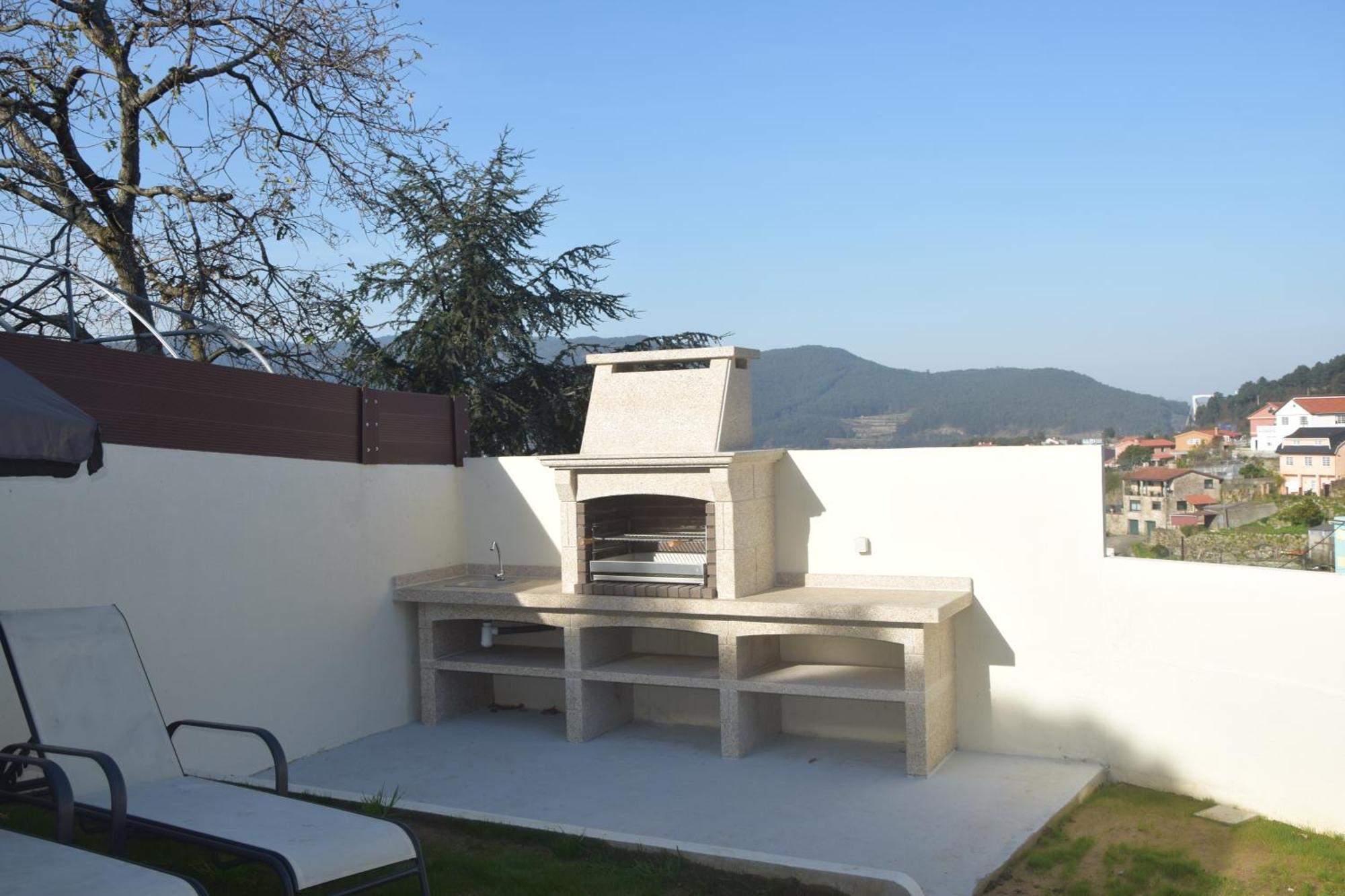 Casa En Chapela, Con Vistas A La Ria De Vigo Vila Exterior foto