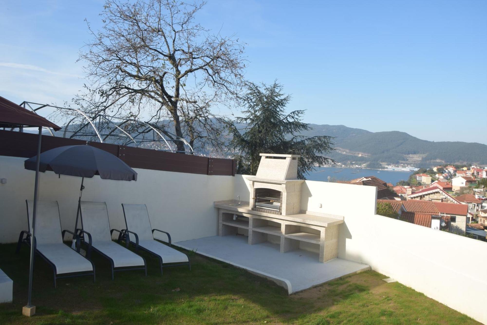Casa En Chapela, Con Vistas A La Ria De Vigo Vila Exterior foto